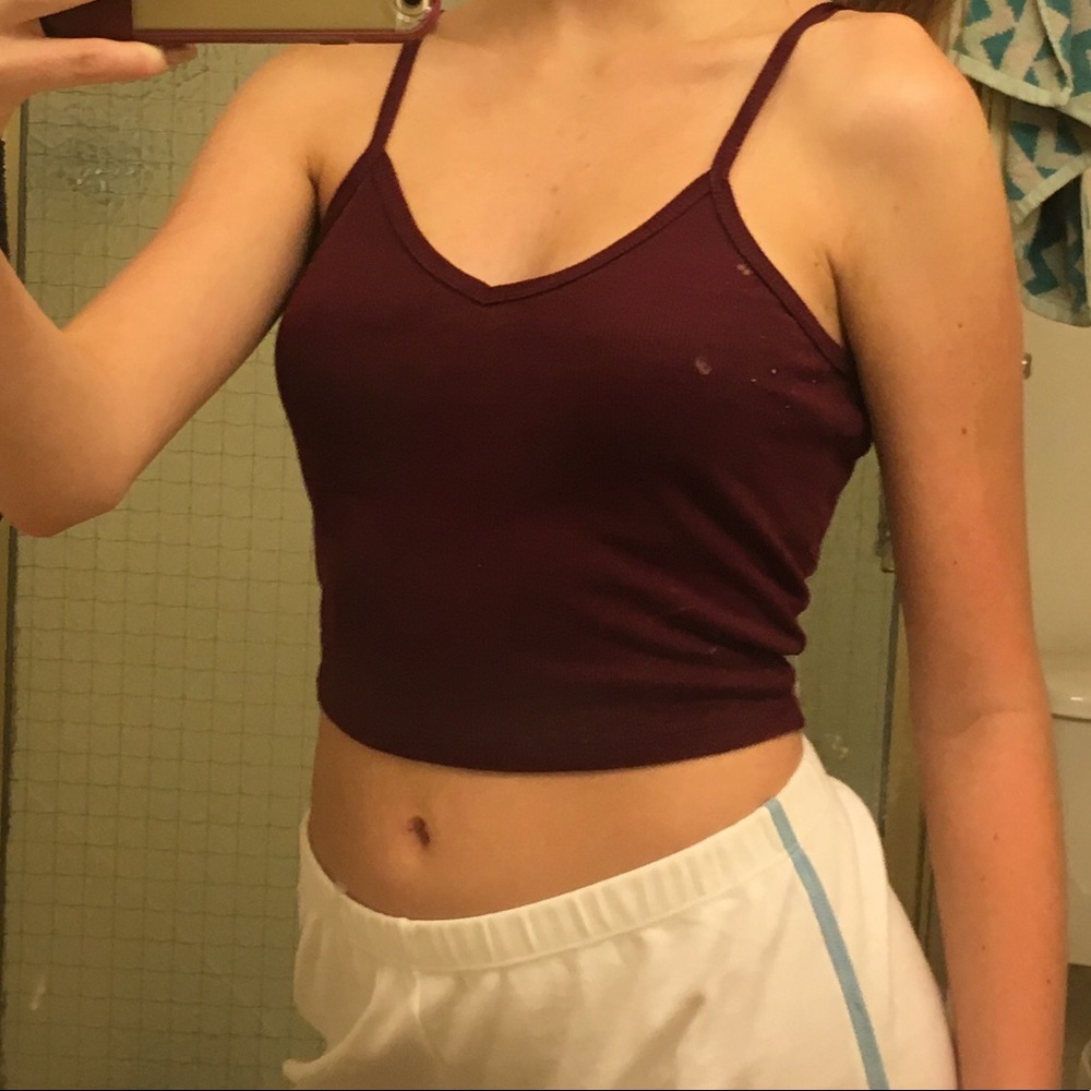 Burgundy/Maroon Tank Top - Picture 4 of 5